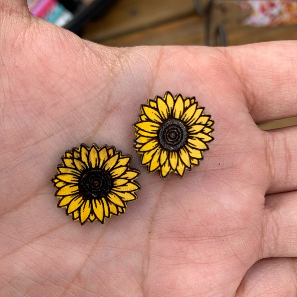 Sunflower Studs